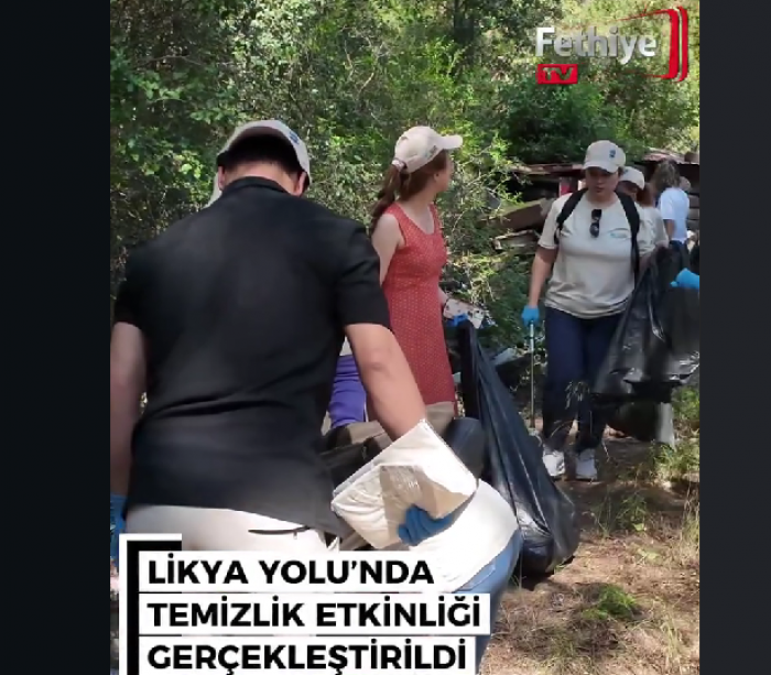 LİKYA YOLU’NDA TEMİZLİK ETKİNLİĞİ GERÇEKLEŞTİRİLDİ